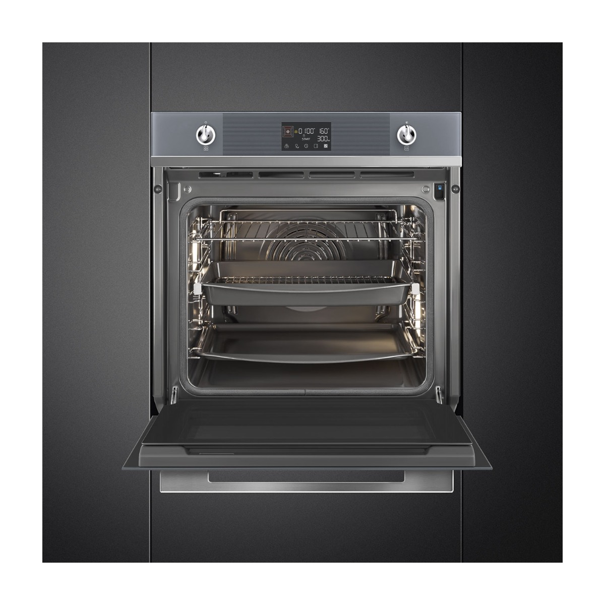 Smeg Linea SOP6102S2PS indbygningsovn billede 7