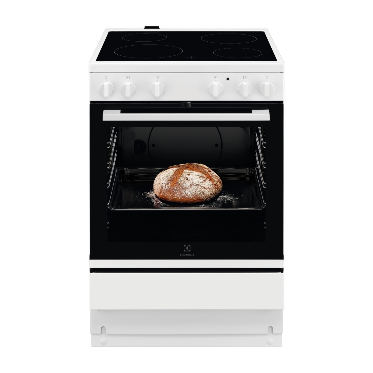 Electrolux 300-serien LKR60004NW keramisk komfur, 230V billede 1