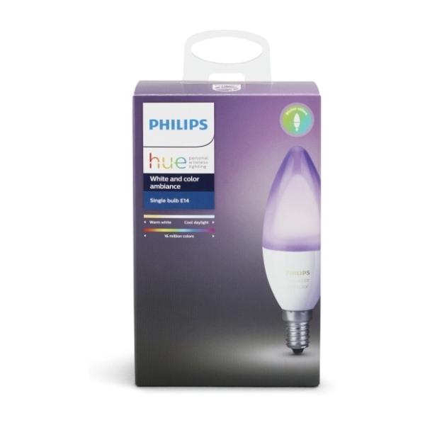 PHILIPS HUE WHITE AND COLOR 6W E14 B39 Power.no PHILIPS HUE WHITE AND COLOR 6W E14 B39 Power.no