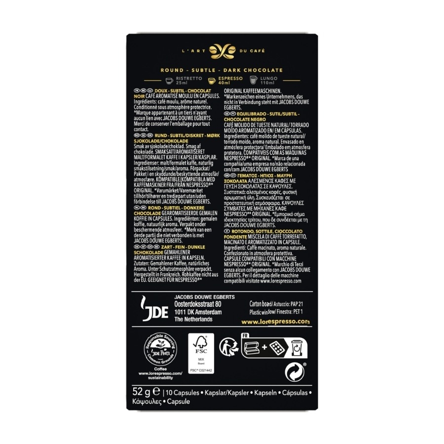 L'OR Capsules Espresso Chocolate - 10 pcs billede 4