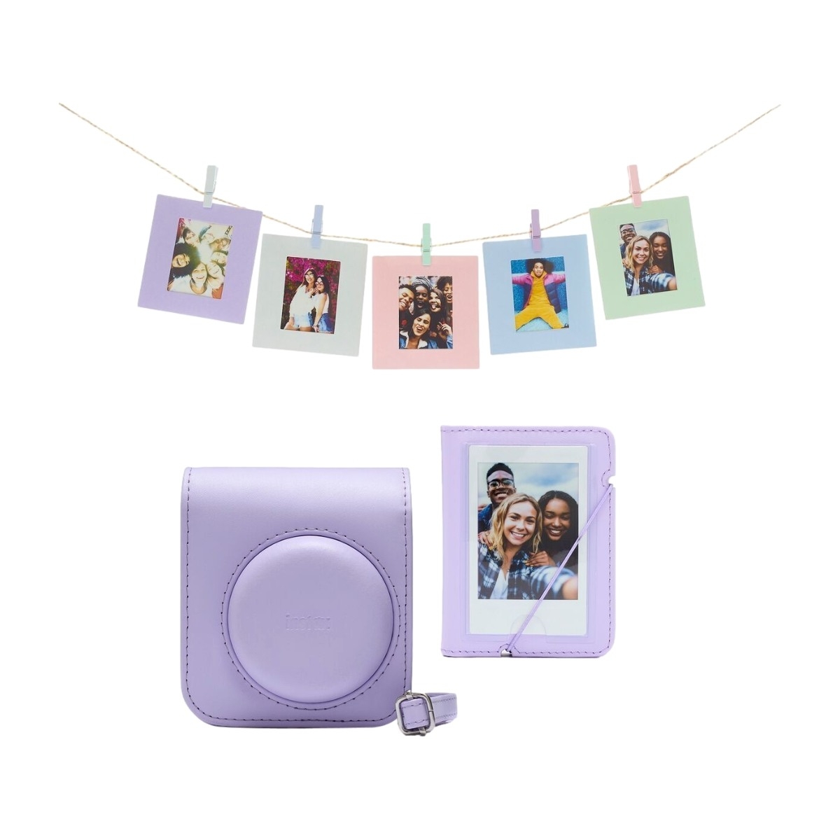 Fujifilm Instax Mini 12 tilbehørssett, lilla