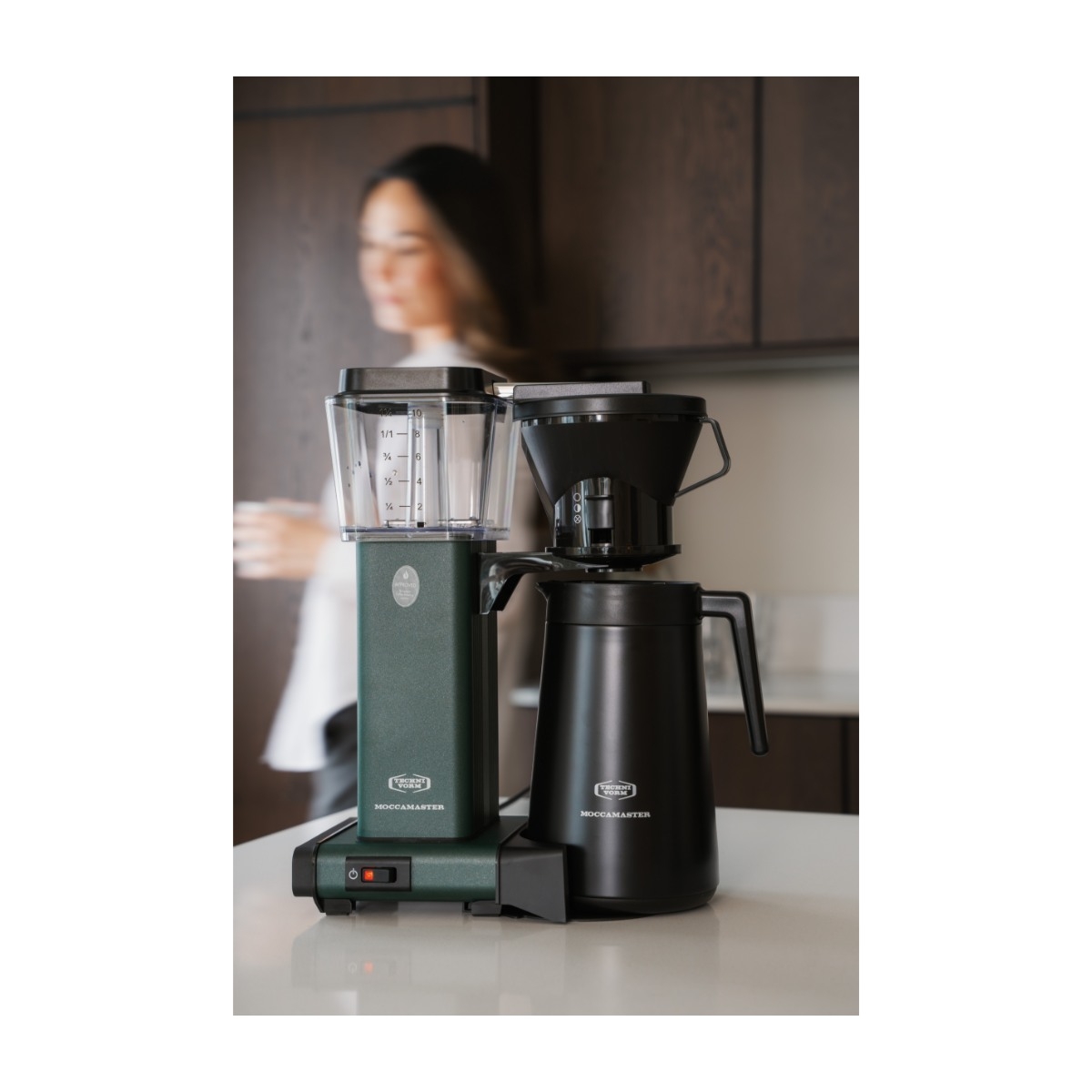 Moccamaster Manual Thermo kaffemaskine, Forest Green billede 7