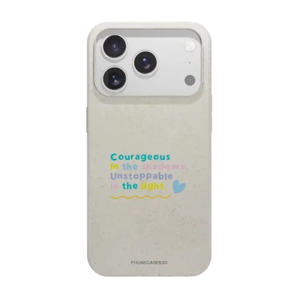 Phonecases3D iPhone 17 Pro Max Jess Rachel Sharp kompostoituva suojakuori, valkoinen