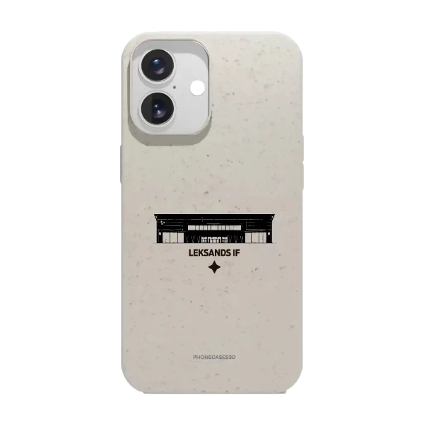 Phonecases3D iPhone 16 Leksands IF kompostoituva suojakuori, valkoinen