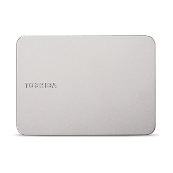 Toshiba Canvio Flex extern hårddisk 2 TB, varm silver
