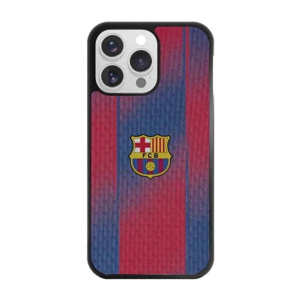 Phonecases3D iPhone 16 Pro Max FC Barcelona -3D suojakuori, musta