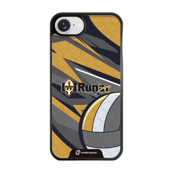 Phonecases3D iPhone 17e/16e IL Runar -3D suojakuori, musta