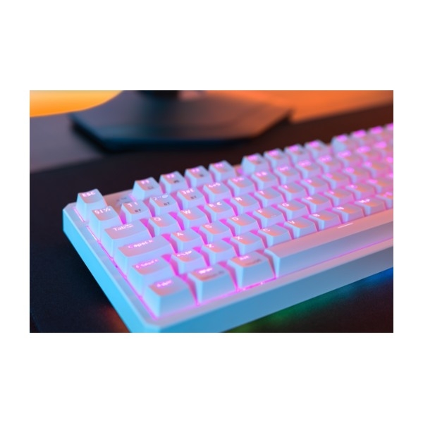 Cepter Cyclops Pro TKL trådløst gamingtastatur, hvit (Demoprodukt)