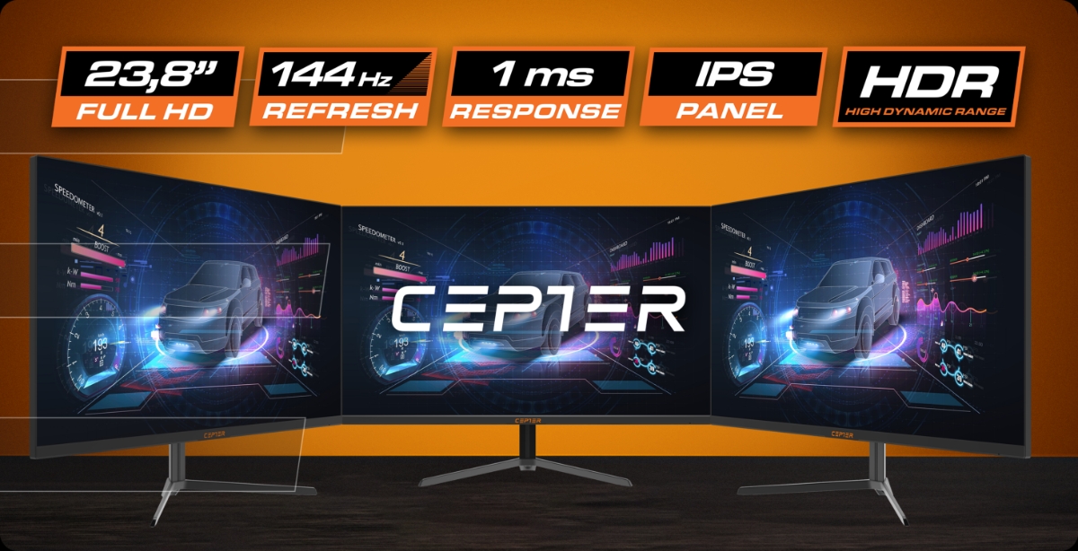 Cepter Alpha X 23,8" monitor.