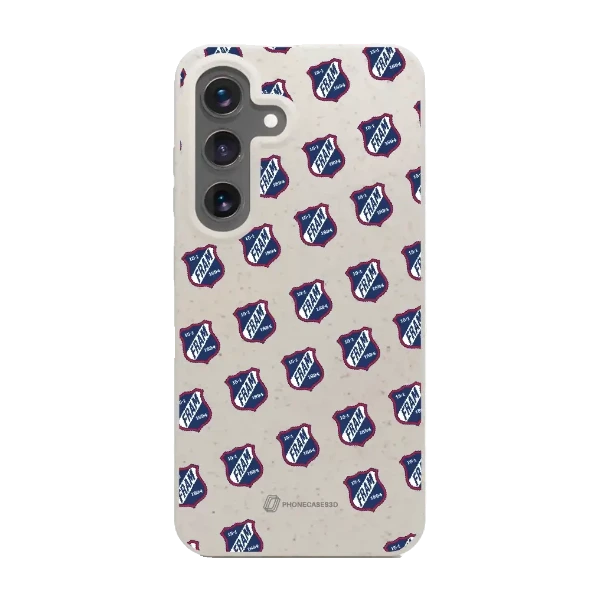 Phonecases3D Samsung Galaxy S25 IF Fram Larvik kompostoituva suojakuori, valkoinen