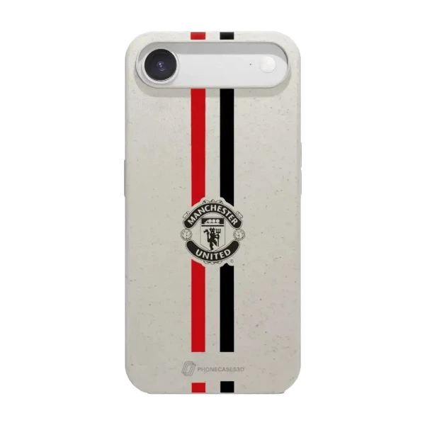Phonecases3D iPhone Air Manchester United FC kompostoituva suojakuori, valkoinen