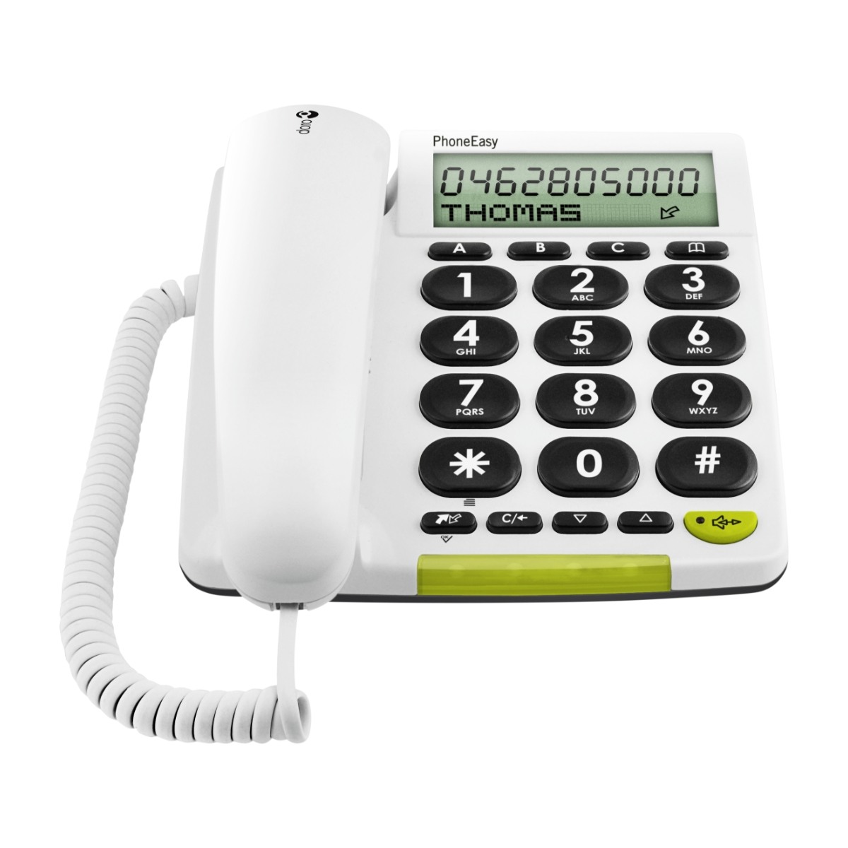 Doro 312Cs, hvit bordtelefon