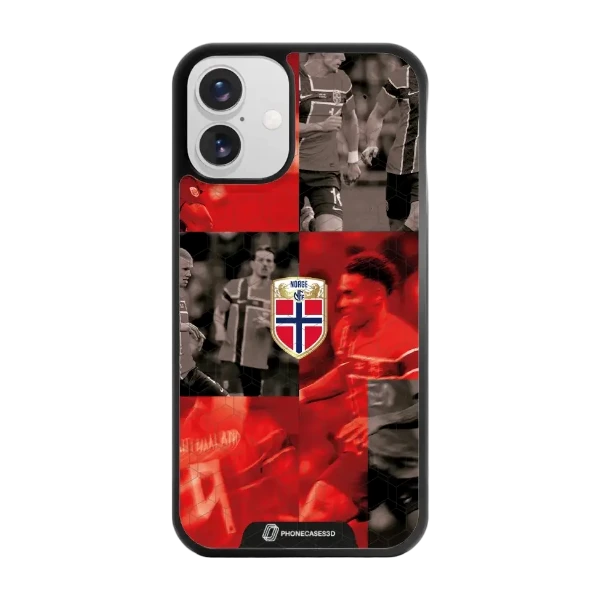 Phonecases3D iPhone 16 Plus Norges Fotballforbund -3D suojakuori