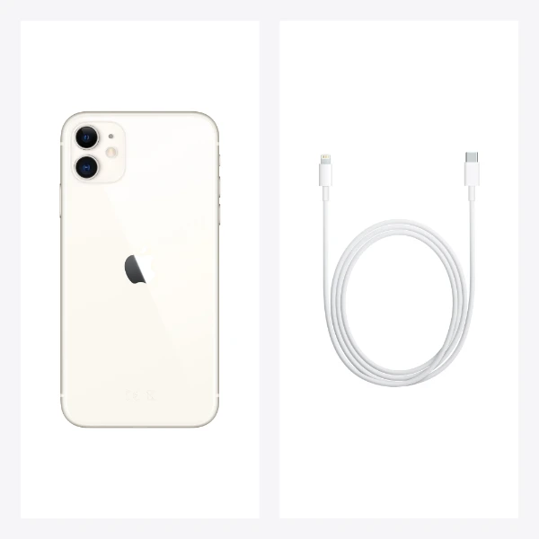 Apple iPhone 11 128 GB, hvit - Power.no
