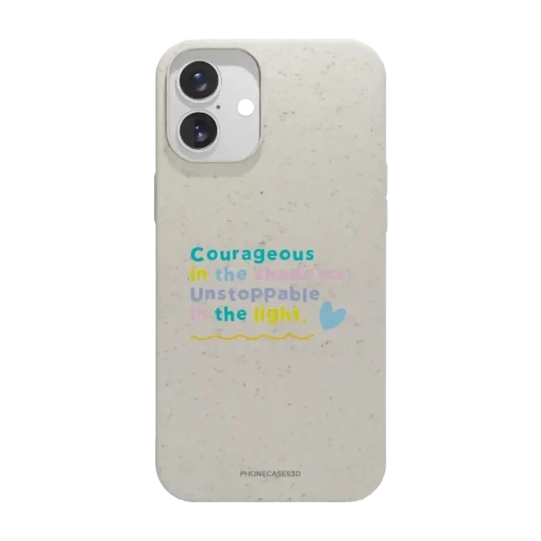 Phonecases3D iPhone 16 Plus Jess Rachel Sharp kompostoituva suojakuori, valkoinen