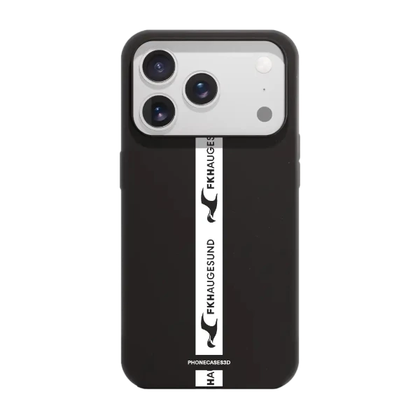 Phonecases3D iPhone 17 Pro FK Haugesund kompostoituva suojakuori, musta