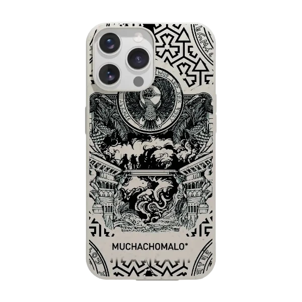 Phonecases3D iPhone 14 Pro Muchacho Malo kompostoituva suojakuori, valkoinen