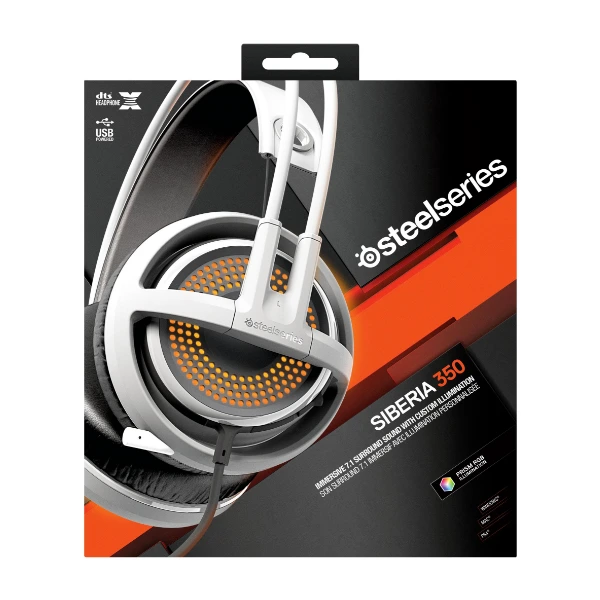 STEELSERIES SIBERIA 350 WHITE