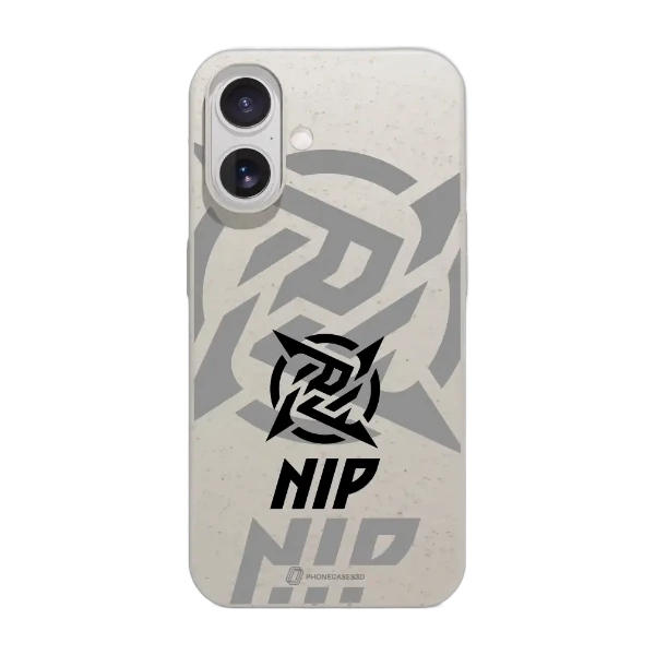 Phonecases3D iPhone 17 Ninjas in Pyjamas kompostoituva suojakuori, valkoinen