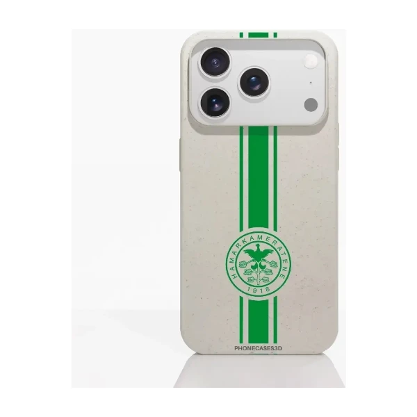 Phonecases3D iPhone 17 Pro Max HamKam kompostoituva suojakuori, valkoinen