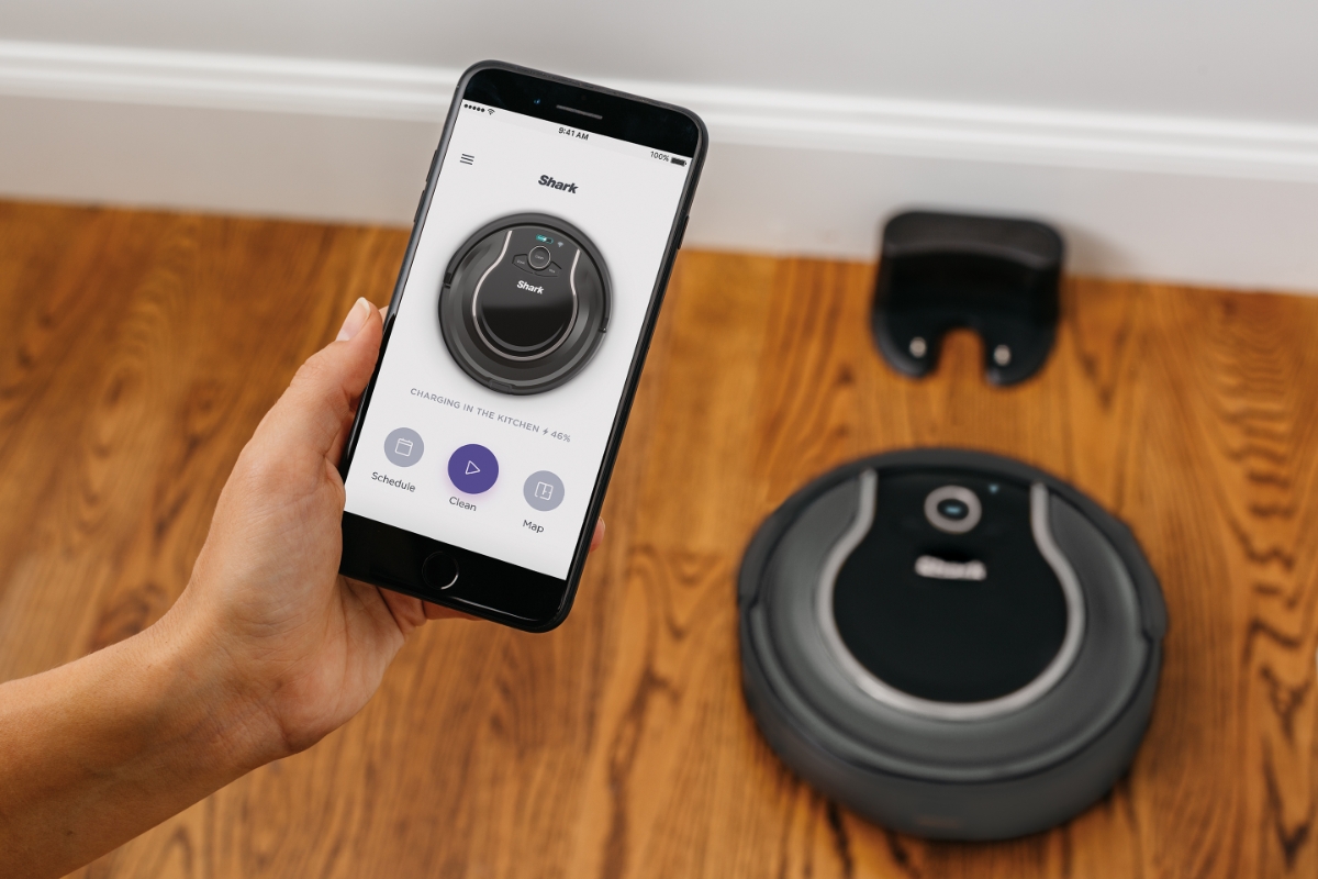 Shark Ion RV750 robotstøvsuger, grå Power.dk