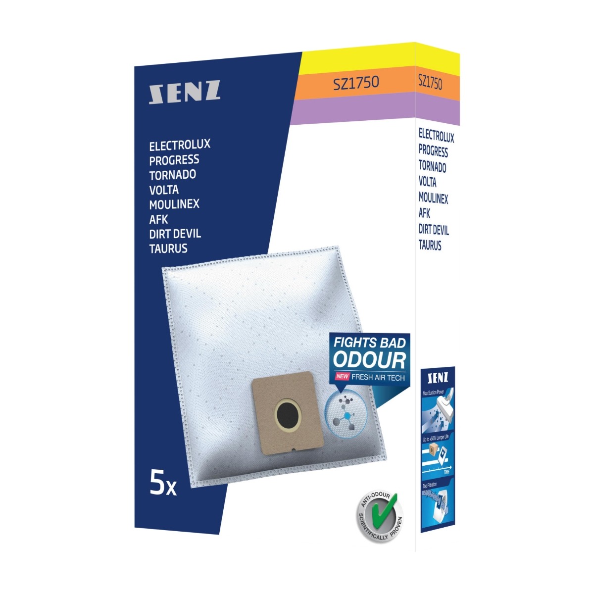 SENZ 1750 STØVSUGERPOSER DURAFLOW Power.no SENZ 1750 STØVSUGERPOSER DURAFLOW Power.no