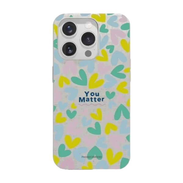 Phonecases3D iPhone 16 Pro Jess Rachel Sharp kompostoituva suojakuori, valkoinen