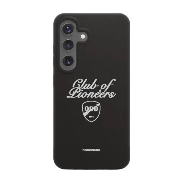 Phonecases3D Samsung Galaxy S25 Odds Ballklubb kompostoituva suojakuori, musta