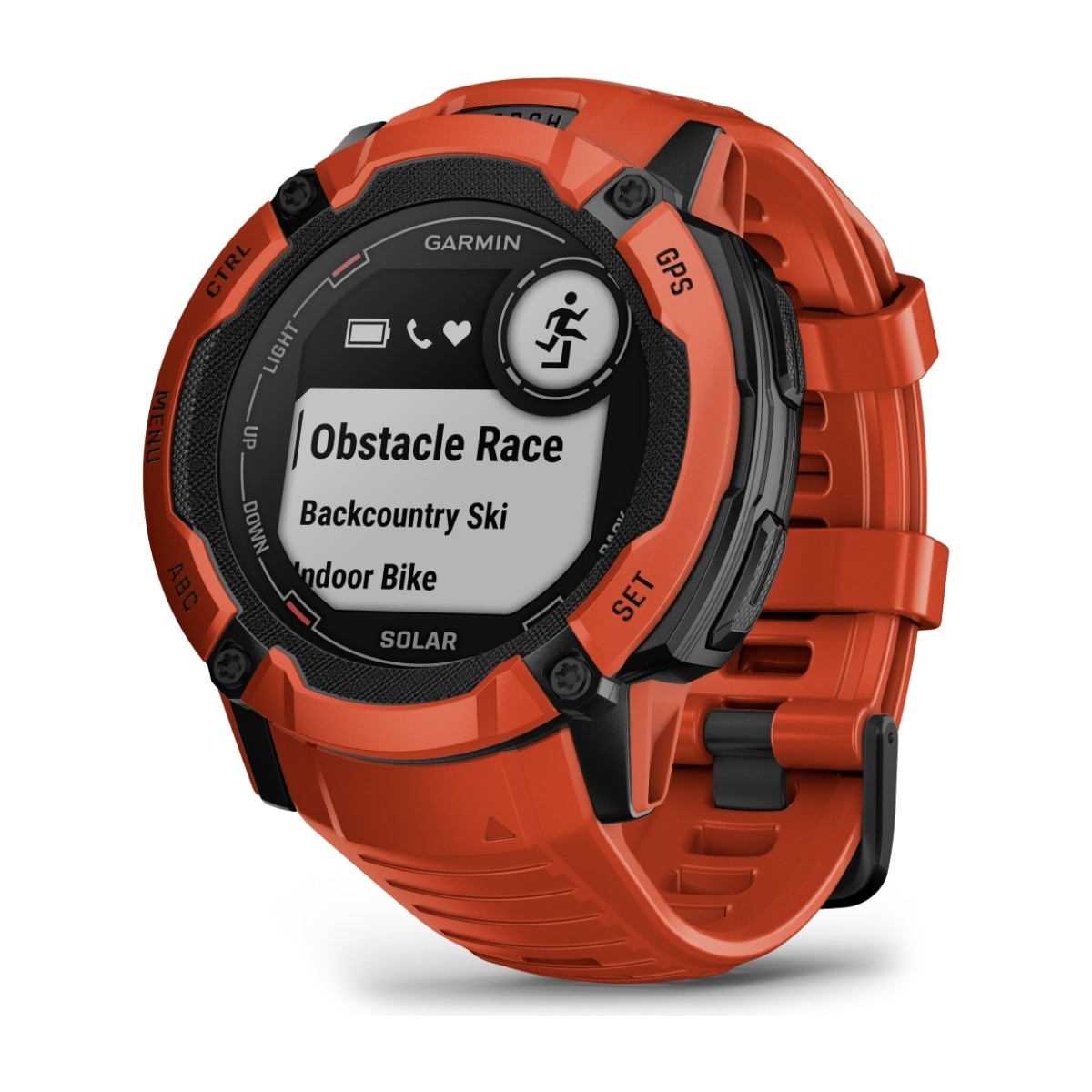 Garmin Instinct 2X Solar GPS smartklokke, flame red