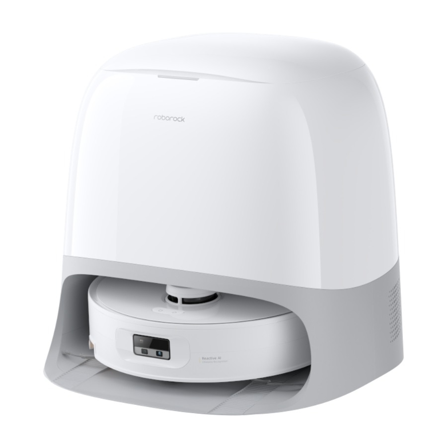 Roborock Qrevo Curv 2 Flow robotstøvsuger, hvid