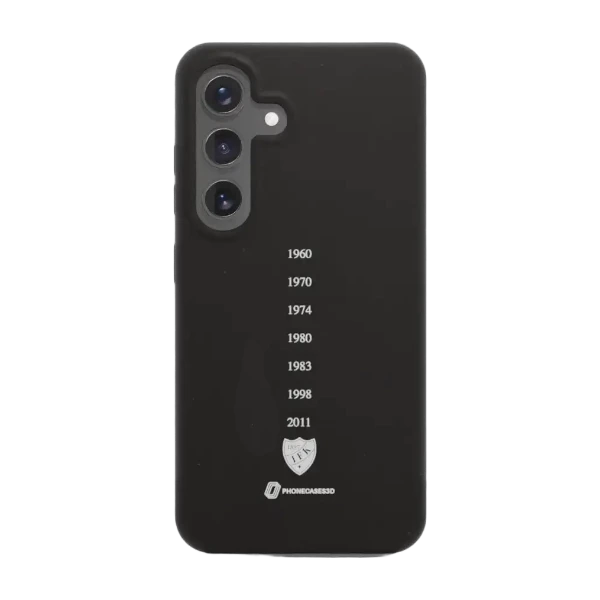Phonecases3D Samsung Galaxy S25 HIFK Hockey kompostoituva suojakuori, musta