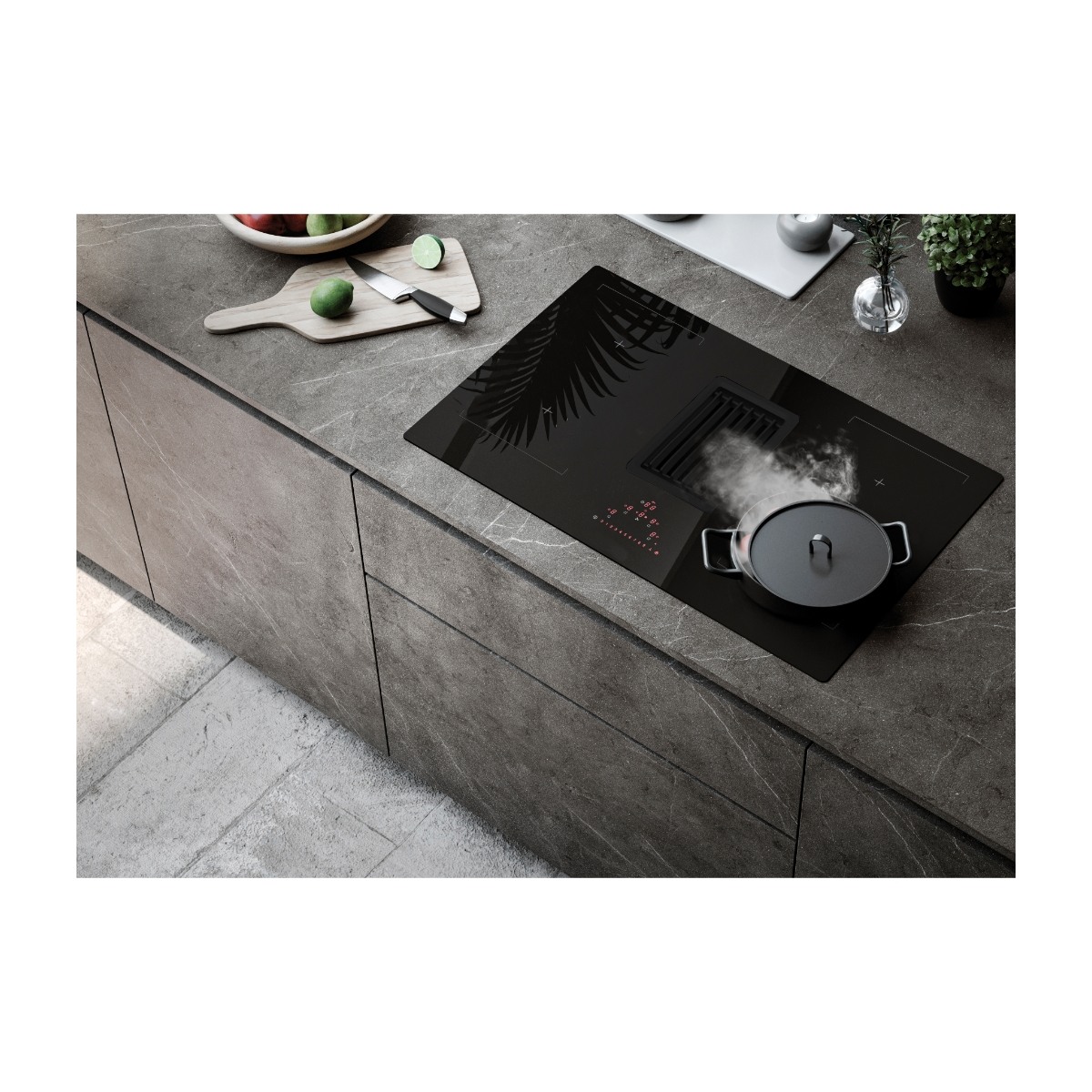 POINT PAH7080F INDUCTION HOB WITH RECIRCULATING HOOD POINT