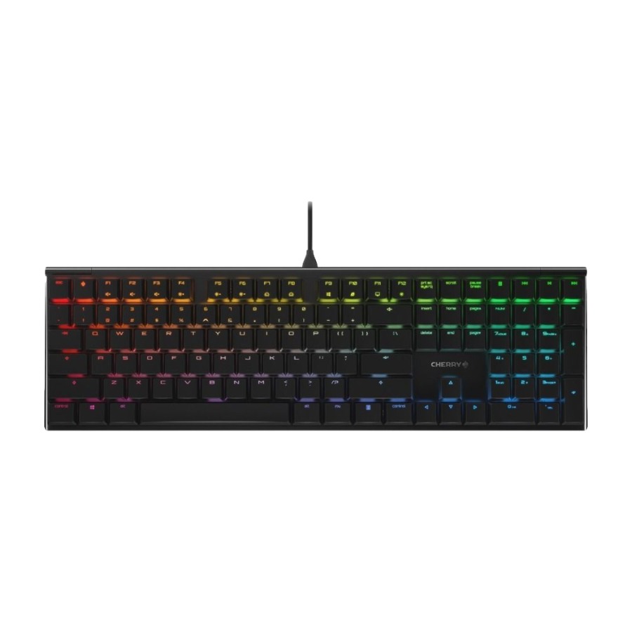 CHERRY MX 10.0N mekanisk tastatur, svart CHERRY MX low