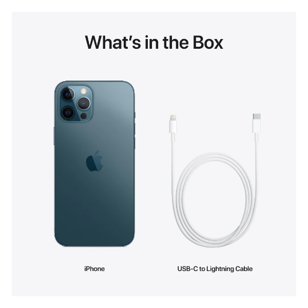 【純正コード付き】Apple iPhone 12 Pro Max 256GB APPLE IPHONE 12 PRO MAX 256 GB STILLEHAVSBLÅ - Power.no