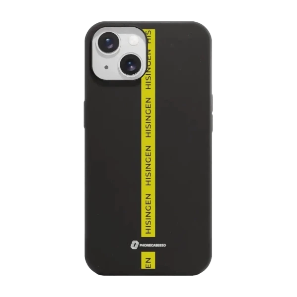 Phonecases3D iPhone 15 BK Häcken kompostoituva suojakuori, musta