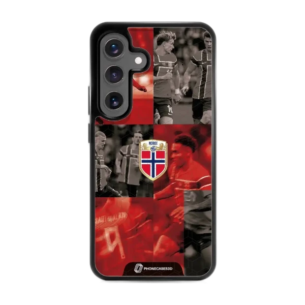 Phonecases3D Samsung Galaxy S25 Norges Fotballforbund -3D suojakuori