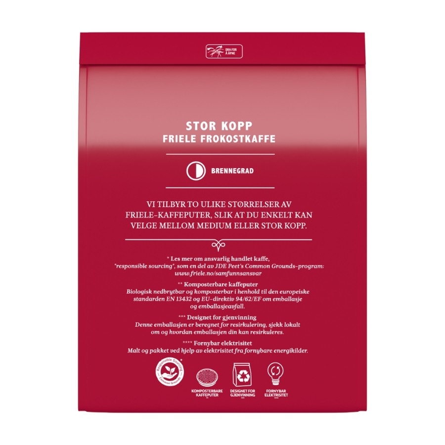 Friele Store kaffepuder 20 stk billede 3