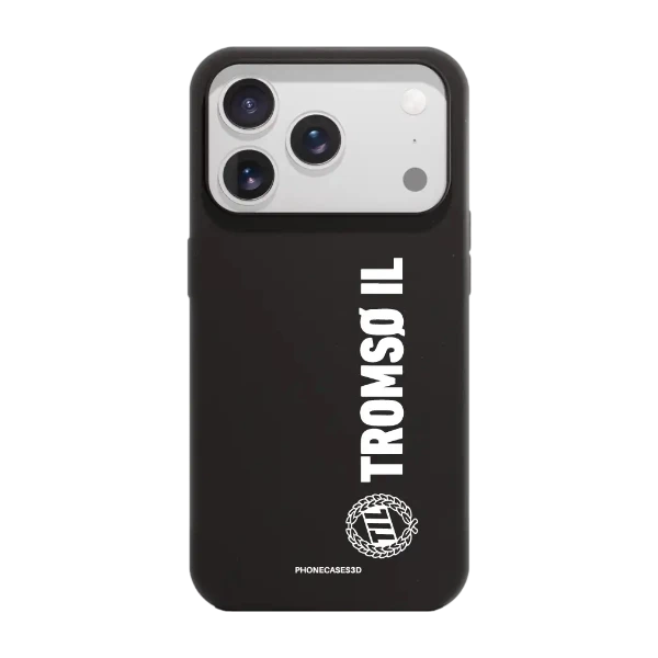 Phonecases3D iPhone 17 Pro Tromsø IL kompostoituva suojakuori, musta