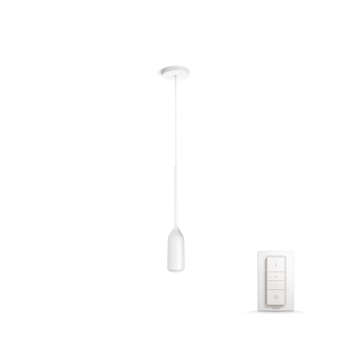 PHILIPS HUE DEVOTE PENDEL OG DIMMER, HVIT Power.no PHILIPS HUE DEVOTE PENDEL, HVIT Power.no