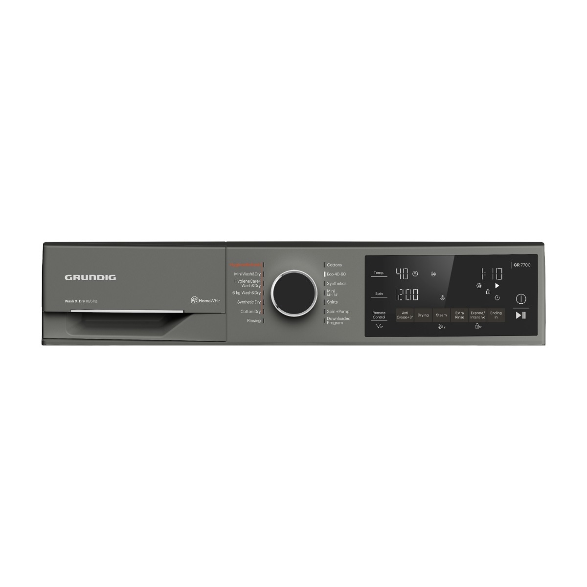 Grundig GR7700 GDP810642MW vaskemaskine/tørretumbler billede 8