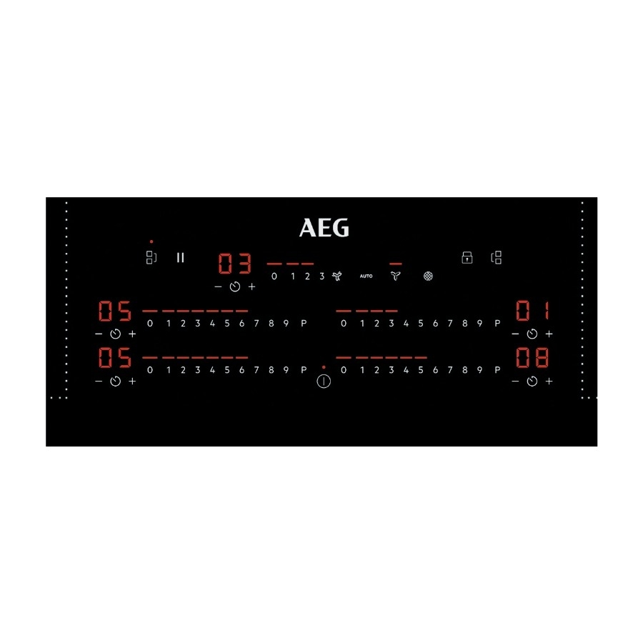 AEG CCS84751CB induktionskogeplade med integreret emhætte billede 6