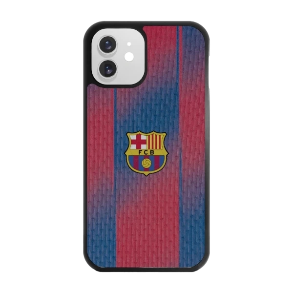 Phonecases3D iPhone 12 FC Barcelona -3D suojakuori, musta