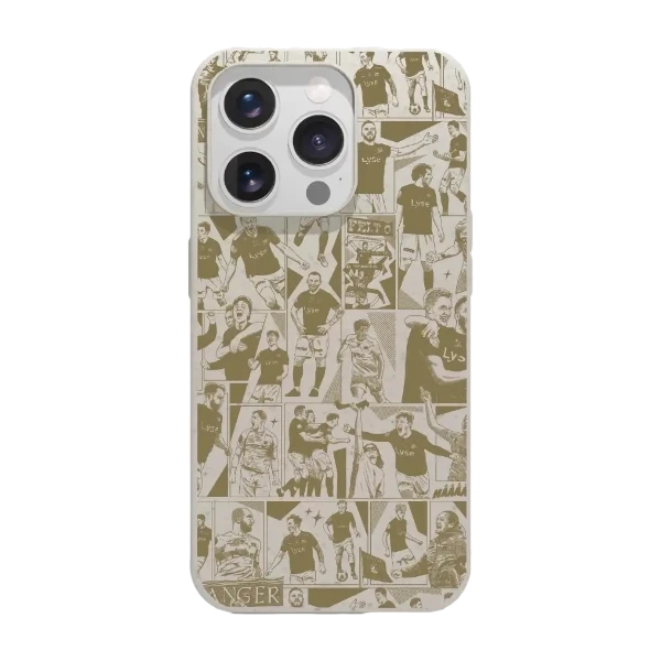 Phonecases3D iPhone 16 Pro Viking FK kompostoituva suojakuori, valkoinen
