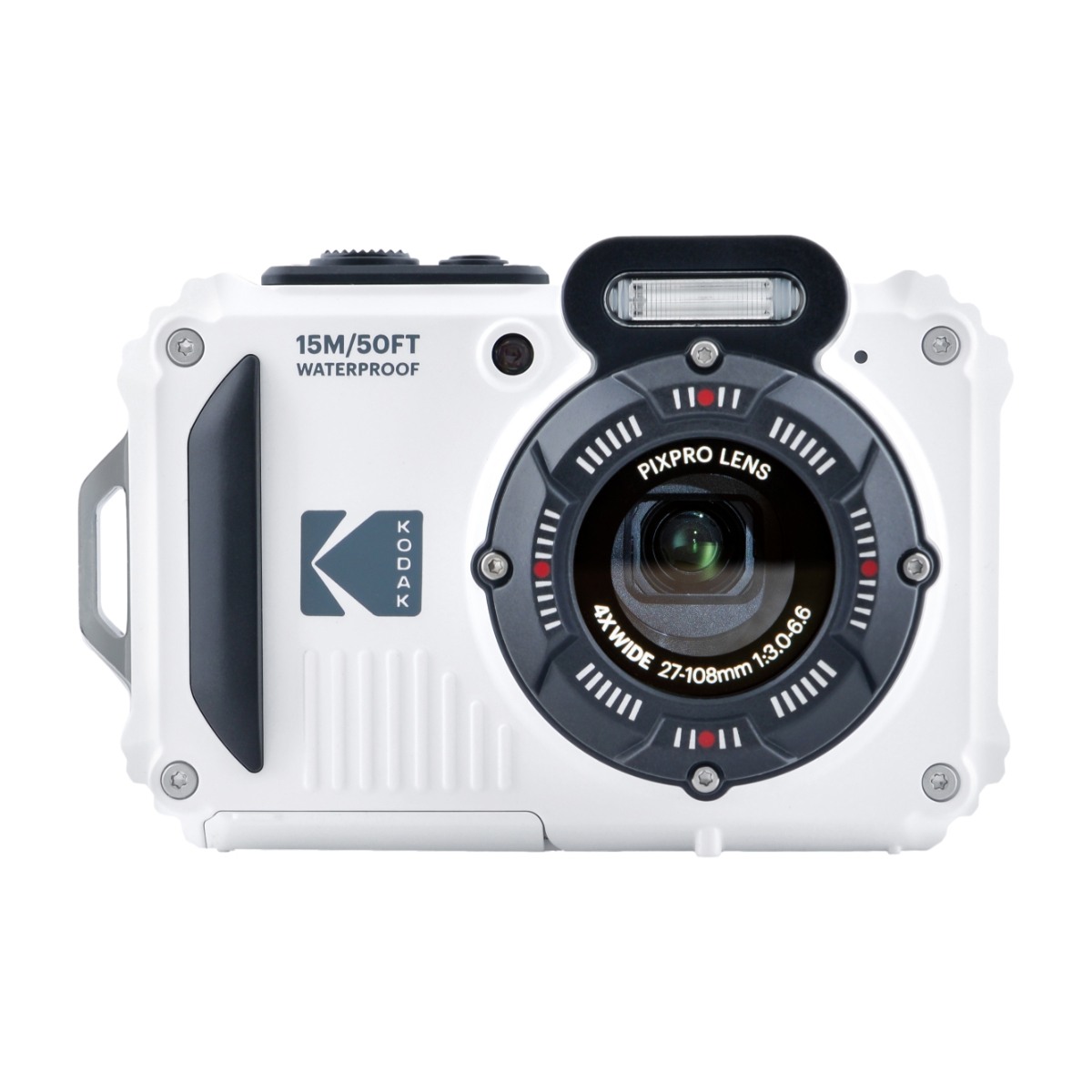 Kodak Pixpro WPZ2 digitalkamera, hvit