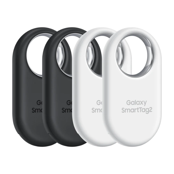 Samsung Galaxy SmartTag2 svart +, hvit 4 pack - Power.no