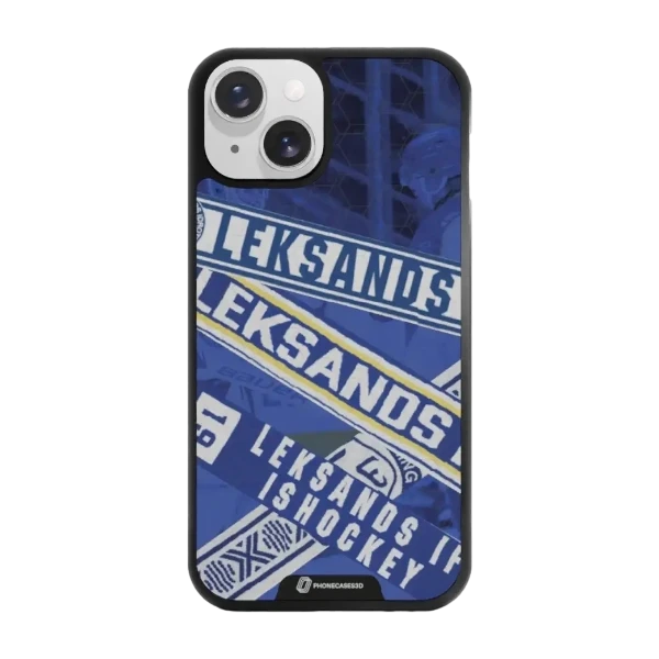 Phonecases3D iPhone 14 Leksands IF -3D suojakuori, musta
