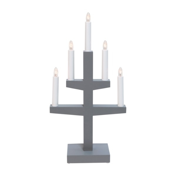 Trapp Adventsstake 46 cm Grå