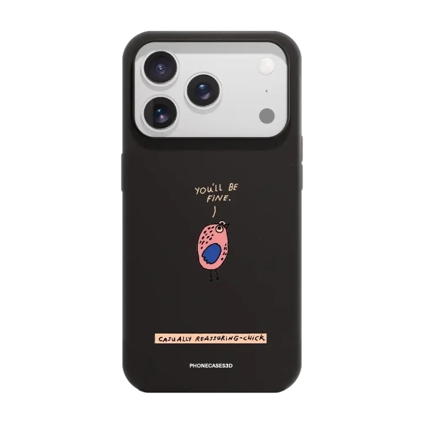Phonecases3D iPhone 17 Pro Maja Säfström kompostoituva suojakuori, musta