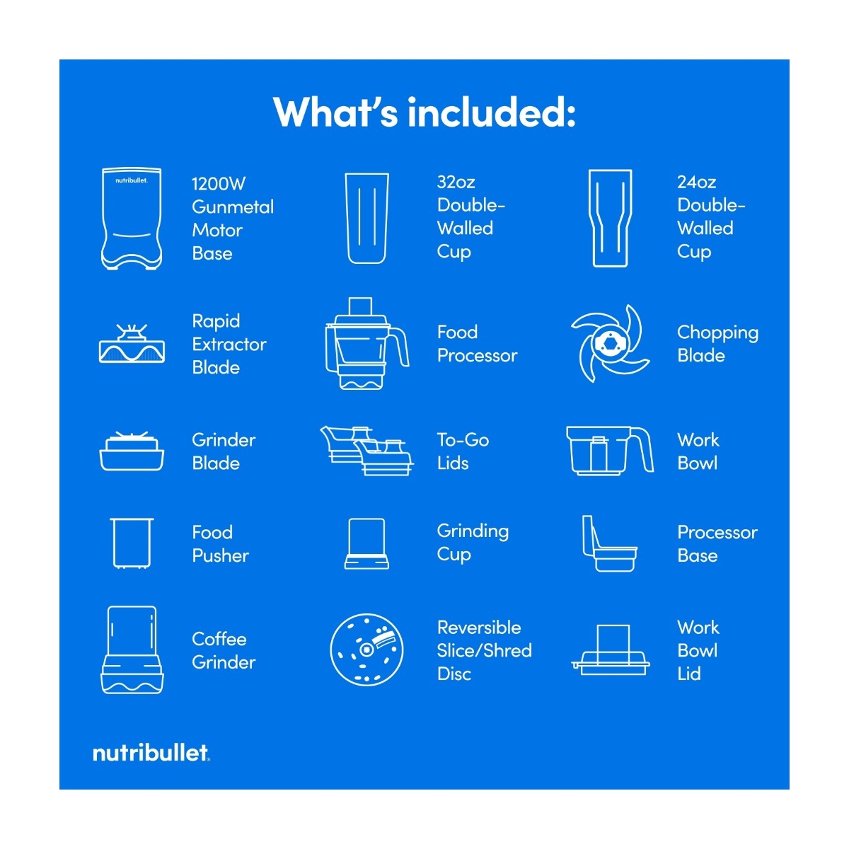 Nutribullet NB1224DG Ultra Plus+ blender billede 7