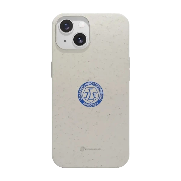 Phonecases3D iPhone 15 Leksands IF kompostoituva suojakuori, valkoinen